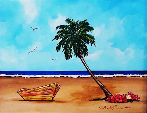 Check spelling or type a new query. Tropical Beach Scene Painting by Lois Rivera