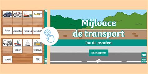 Mijloace De Transport Joc Online De Asociere Twinkl