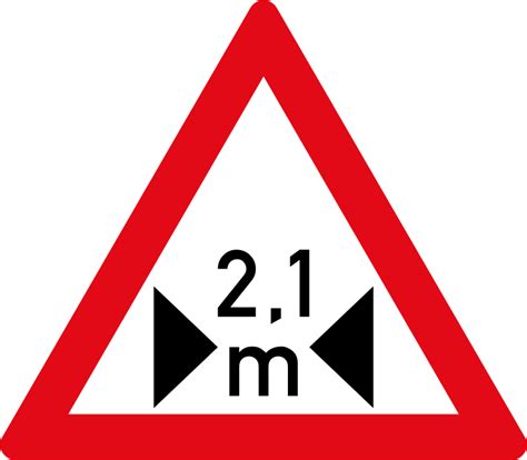 Width Restriction Ahead Warning Road Signs For Sale Signs4sa