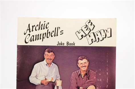 Signed Archie Campbells Hee Haw Joke Book Ebth