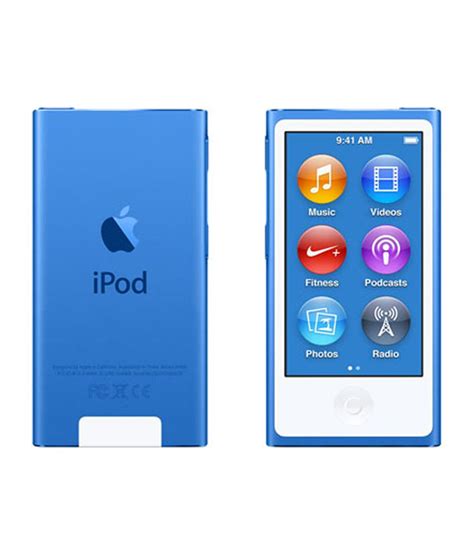 Buy Apple Ipod Nano 16gb 2015 Edition Blue Online At Best Price In