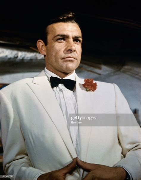 Sean Connery As Secret Agent 007 James Bond In The Movie Goldfinger