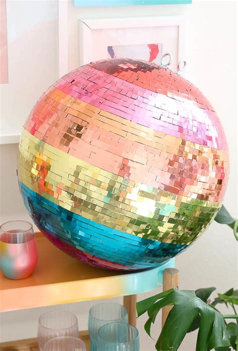 Rainbow Disco Ball This Diy Disco Ball Project Will Get Everyone On