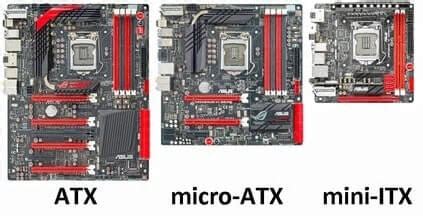 12″ length x 9.6″ width. Motherboards: ATX vs Micro ATX vs Mini ITX Cuál Elegir?