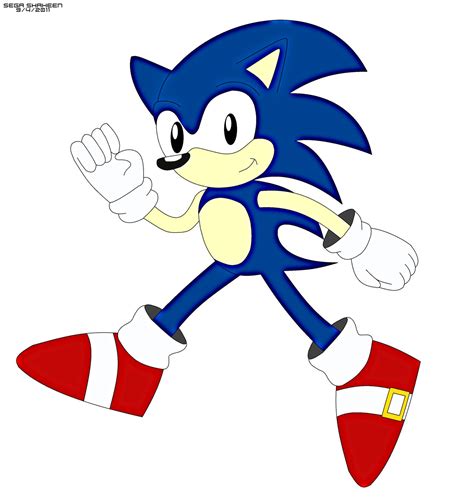 Classic Sonic Sonic The Hedgehog Fan Art 25093741 Fanpop