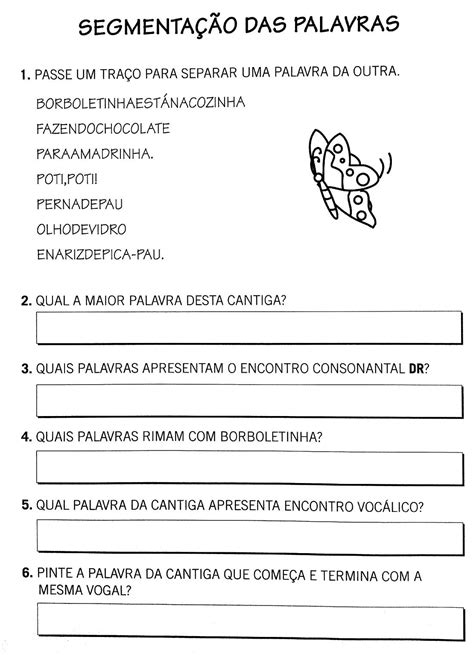 Atividades De Segmentação De Frases