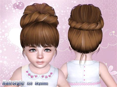 The Sims Resource Skysims Hair Toddler 159