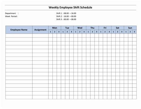 Employee work schedule template is often used in weekly work schedule template, work schedule, schedule template and business. Free Weekly Schedule Templates For Word - 18 Templates ...