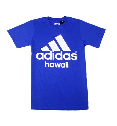 Adidas Adidas Mens Small Graphic Logo Hawaii Go To Tee T Shirt