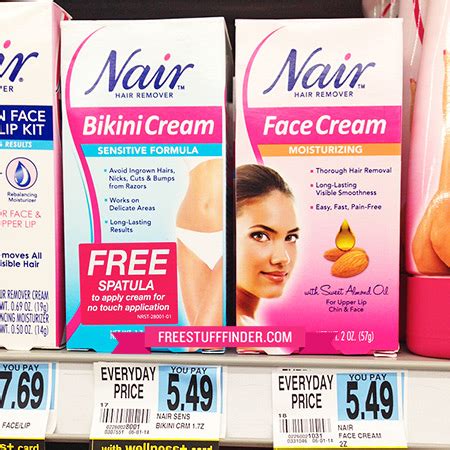 6) gleebee hair removal cream. $1.25 Nair Face Cream at Rite Aid