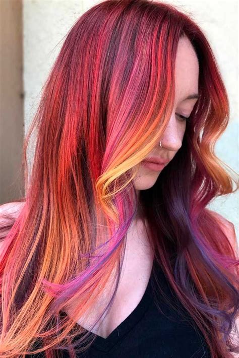 55 Fabulous Rainbow Hair Color Ideas Rainbow