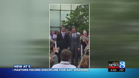 pastors facing discipline for attending same sex wedding youtube