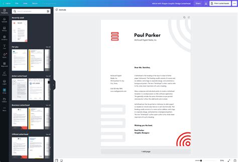 Free Letterhead Design & Printing | Canva