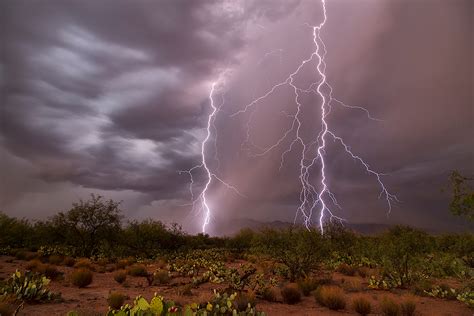 Lightning Kitt Peak Arizona Roger Hill Photography