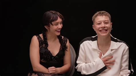 Emma D Arcy And Olivia Cooke Laughing Outtakes From House Of The Dragon
