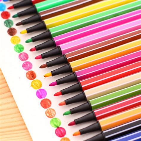 12 Colorsset Gel Ink Pen Creative Stationery Water Color Pens Art