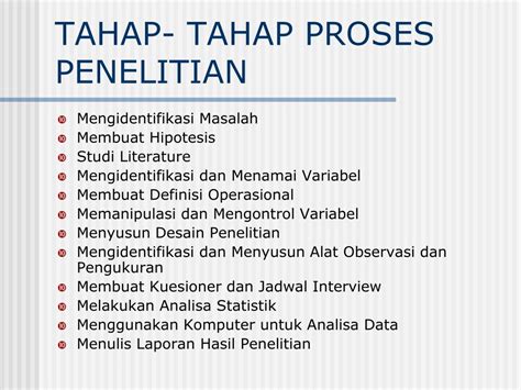 Ppt Tahapan Penelitian Powerpoint Presentation Free Download Id