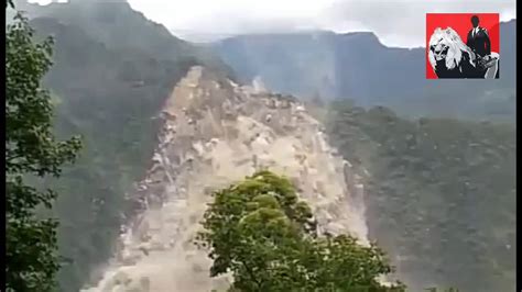 Watch The Dangerous Landslide At Dzongu In North Sikkim That Happened