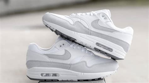 Available Now The Air Max 1 White Grey Is A Spring Staple The Sole