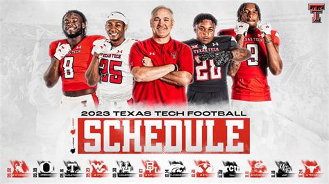 Texas Tech Football On Twitter 🚨 2023 Schedule Coming In Hot 🚨