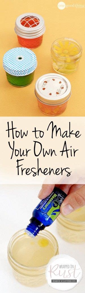 How To Make Your Own Air Fresheners Wrapped In Rust Diy Air