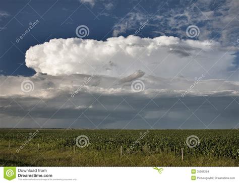 Prairie Storm Clouds Stock Photo Image Of Thunderstorm 35501264
