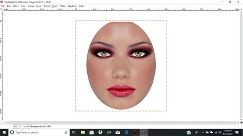 How To Make Face Textures Using Gimp Youtube