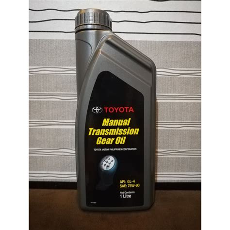 1 Liter Toyota Manual Transmission Gear Oil Api Gl 4 Sae 75w 90