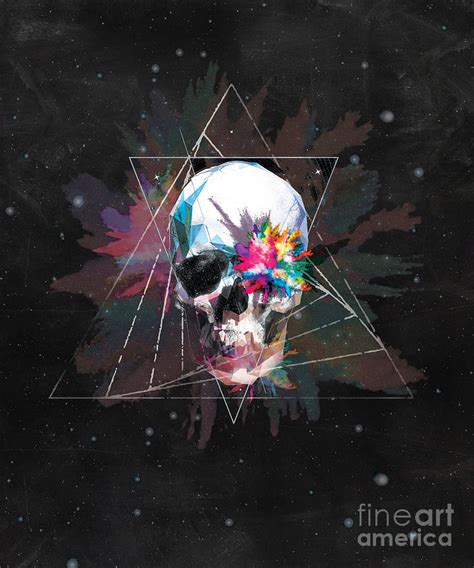 Abstract Skull Digital Art By Aleksandar Milosavljevic Fine Art America