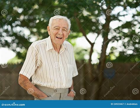 Happy Old Man Stock Image Image Of Lifestyle Attractive 24922467