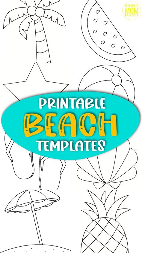 Beach And Summer Printable Templates Ph