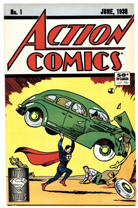 Action 1 1988 Comic Book 1st Superman Reprint 1988 Comic Dta Collectibles