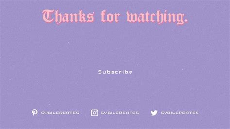 Pretty Y2k Aesthetic Youtube Intro And Outro End Screen Pack Etsy