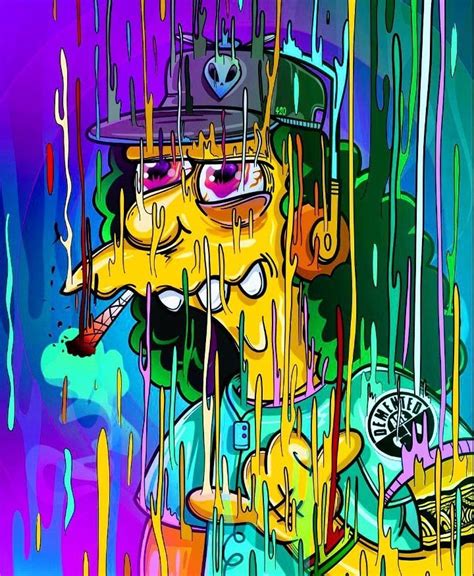 Simpson Psychedelic Wallpaper Pin On Simpsons Art Psychedelic