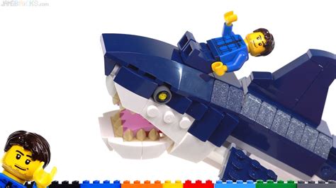 Lego Creator 3 In 1 Deep Sea Creatures Shark Squid Angler Fish