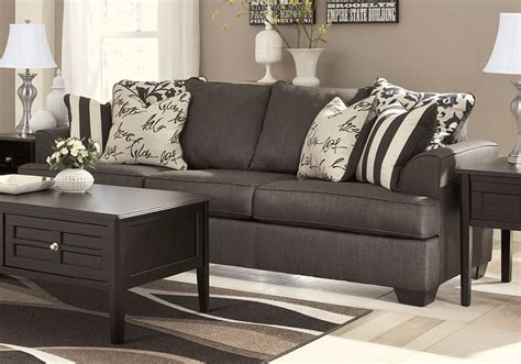 Levon Charcoal Sofa Set Cincinnati Overstock Warehouse