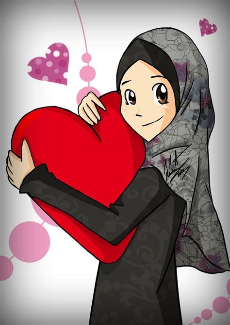 Gambar kartun hijab cadar cantik. Gambar Kartun Muslimah Syari - Kumpulan Kartun