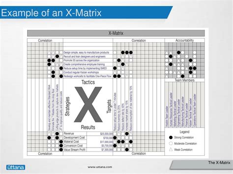 X Matrix Template