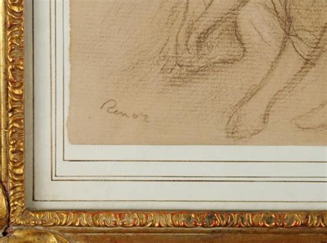 Sold Price Attributed To Renoir Pencil Sketch Signed Invalid Date Edt