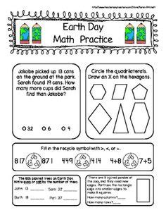 Looking for a comprehensive collection of free 2nd grade printable math worksheets to help your students review basic math concepts? Earth Day Math and ELA morning work pack aligned with ...