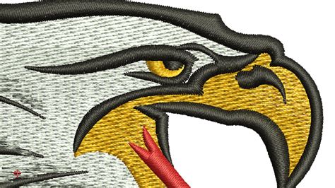 Eagle Head Embroidery Machine Embroidery Design Instant Etsy
