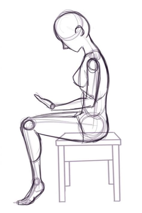 How To Draw Sitting Poses Ultimate Guide Anatomy Of A Sketch In 2023 Human Figure Sketches