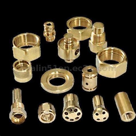 Custom Cnc Machining Brass Copper Threaded Turned Parts Connectors