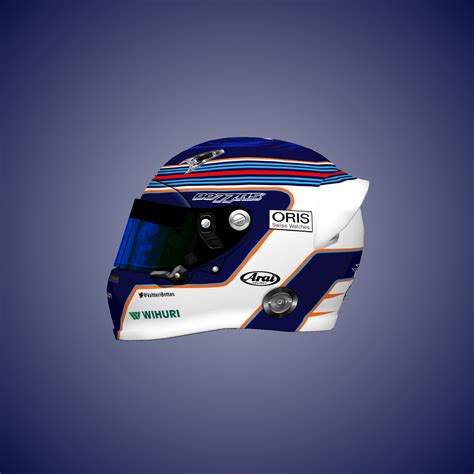 Bottas Williams Helmet 2014 | RaceDepartment