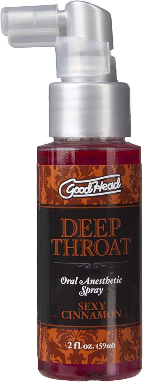 doc johnson goodhead deep throat spray numbs throat relaxes gag reflex sexy