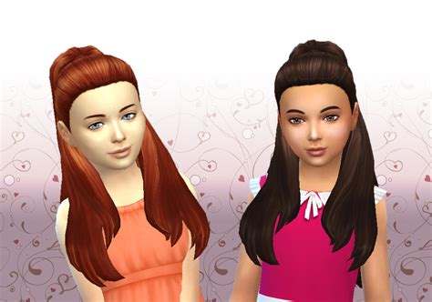 My Sims 4 Blog Ariana Hair For Girls By Kiara24 Mystuff