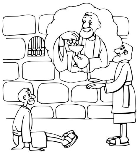 Joseph Dreams Coloring Pages | Go Back > Gallery For > Josephs Dream Coloring Page | Bible