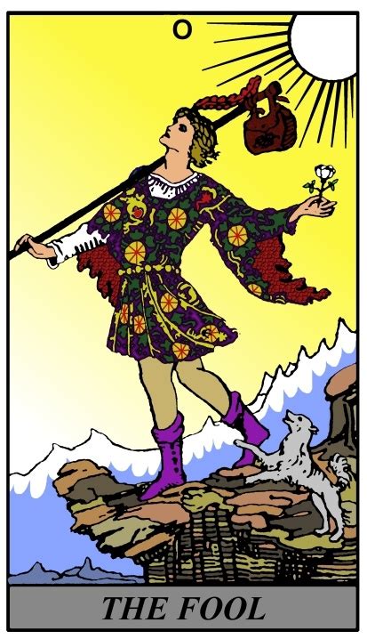 The Fool Tarot The Fool Tarot Card Meanings Rider Waite Tarot Cards
