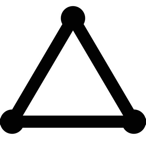 White Triangle Icon 150136 Free Icons Library