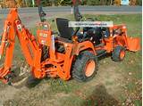 Kubota Tractor With Loader And Backhoe